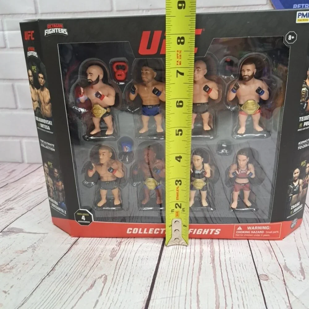 PMI UFC Collectible Fights Octagon Fighters Collectible‎ Fights 8 Figurines Set